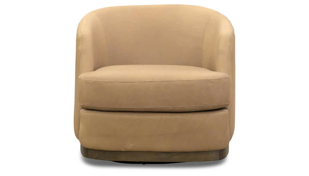 Cerrito Leather Swivel Chair