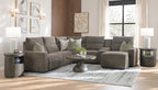 Cyclone Reclining Sectional with Chaise