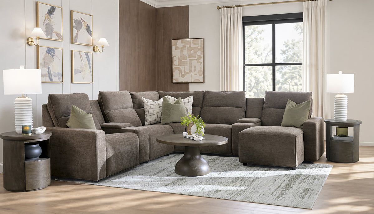 Cyclone Reclining Sectional with Chaise