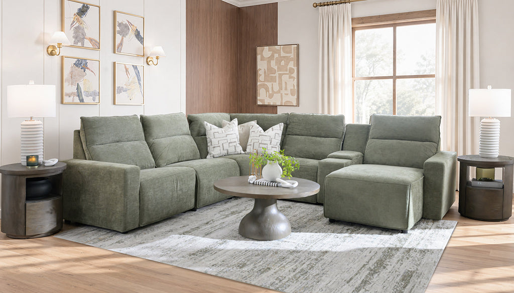 Cyclone Reclining Sectional with Chaise
