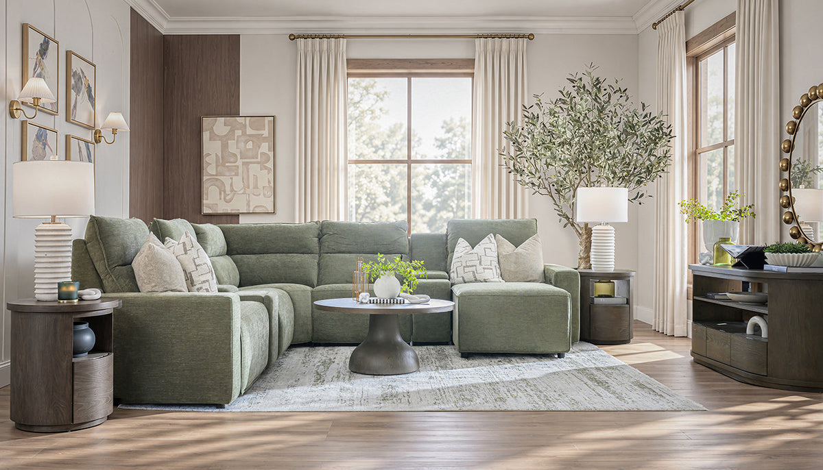Cyclone Reclining Sectional with Chaise