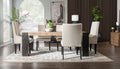 Our House 84" Dining Height Table & Cream Chairs