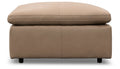 Jacqueline Leather Ottoman