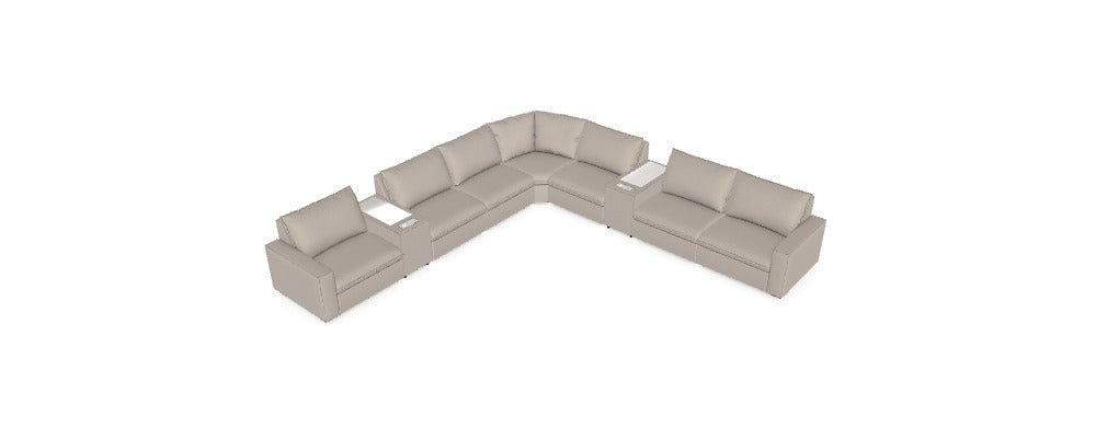 Love Story Modular Sectional - Custom Design Ref: M_6E5GWSD