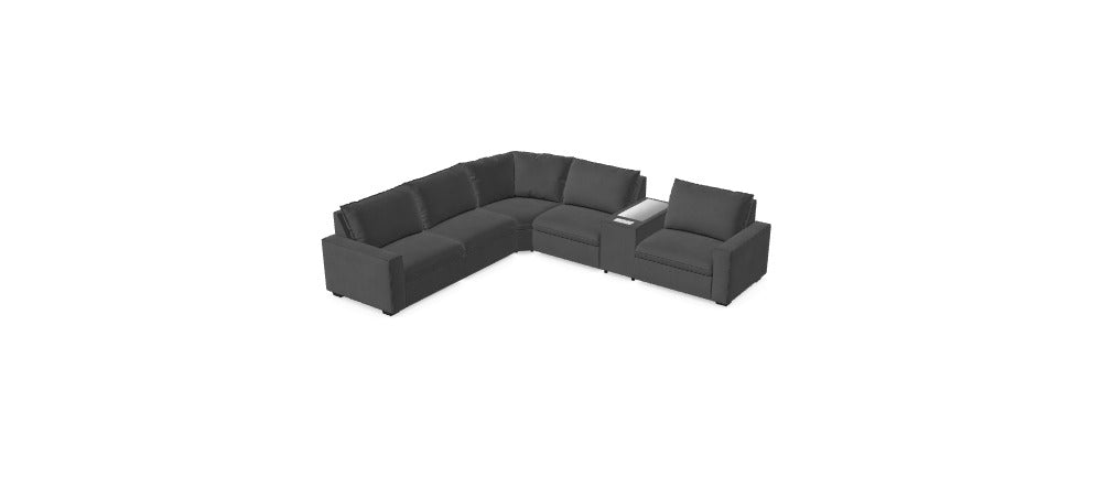 Love Story Modular Sectional - Custom Design Ref: M_LGBLAQK
