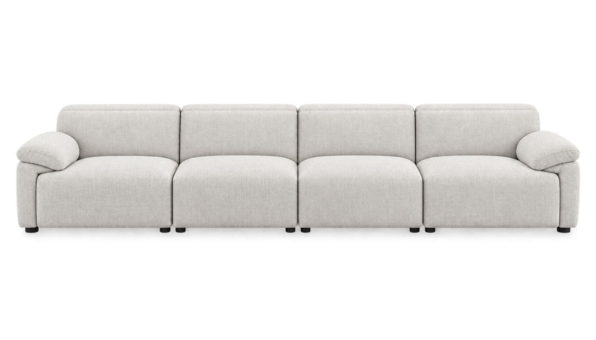 Ibiza IV Cloud Fabric 4PC Reclining Sofa